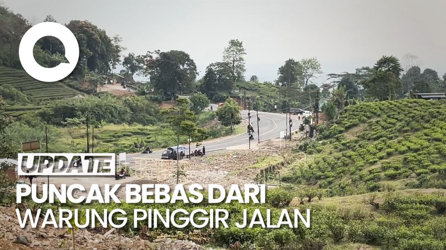 Menjajal Long Weekend ke Puncak yang Kini Bebas Warung Pinggir Jalan