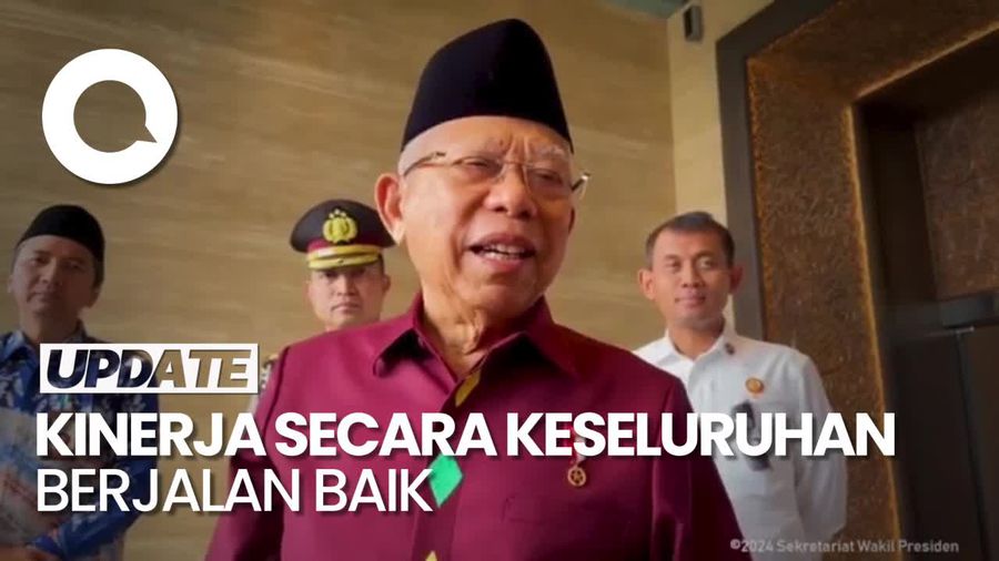 Maruf Puas dengan Kinerja Pemerintahan, Kekurangan Pasti Ada