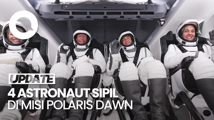 Mengenal 4 Astronaut Sipil di Misi Polaris Dawn