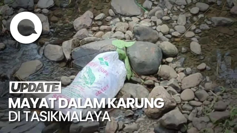 Heboh Temuan Mayat dalam Karung di Sungai Cipinaha Tasikmalaya