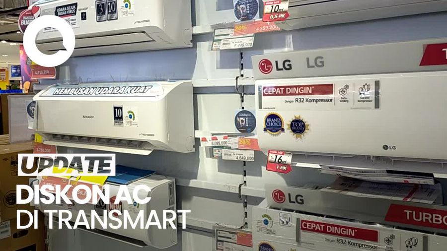 Beli AC Split 1 PK di Transmart Full Day Sale Diskon Hingga Rp 1 Juta