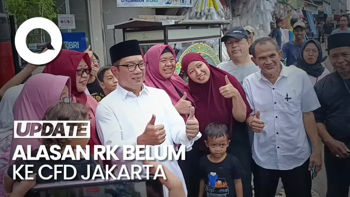 RK Belum ke CFD: Saya Lagi Belanja Masalah, Bukan Datang Selfie