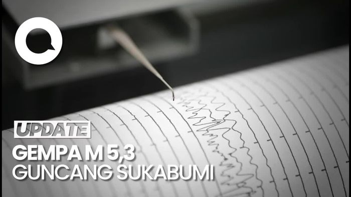 Gempa M 5,3 Guncang Sukabumi, Tak Berpotensi Tsunami