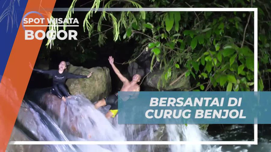 Bersantai dan Melepas Penat di Curug Benjol, Bogor