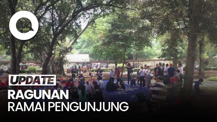 Suasana Kebun Binatang Ragunan Ramai oleh Pengunjung Saat Long Weekend