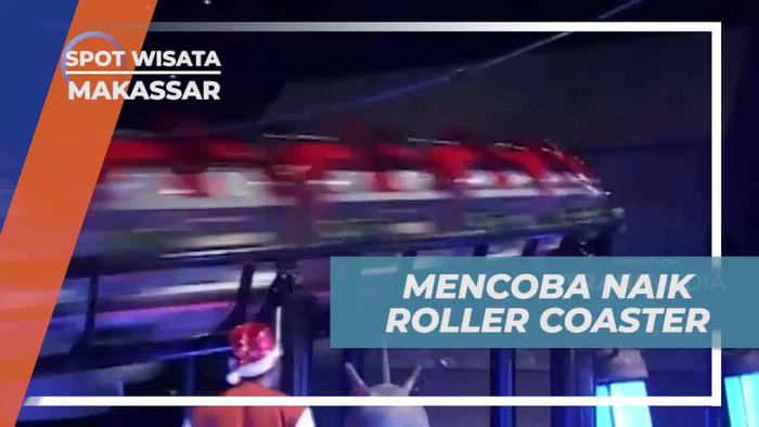 Mencoba Sensasi Naik Roller Coaster di Trans Studio Makassar