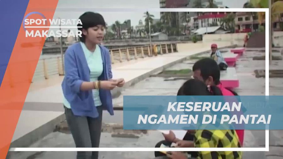 Menghadapi Keseruan Ngamen di Pantai Losari, Makassar