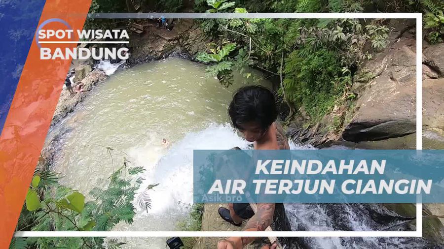 Menikmati Kesegaran dan Keindahan Air Terjun Ciangin di Bandung