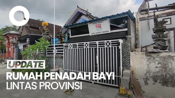 Suasana Rumah Penadah Bayi Lintas Jawa-Bali di Tabanan