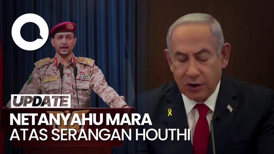 Pertama Kalinya Rudal Houthi Capai Israel Tengah, Netanyahu Geram!