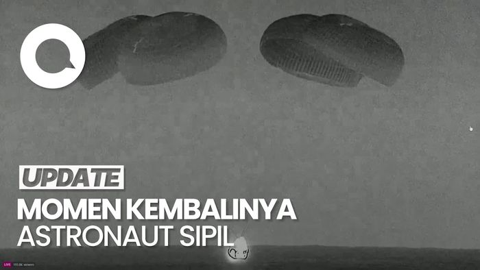 Momen Astronaut Sipil Pertama Polaris Dawn Berhasil Mendarat Kembali di Bumi