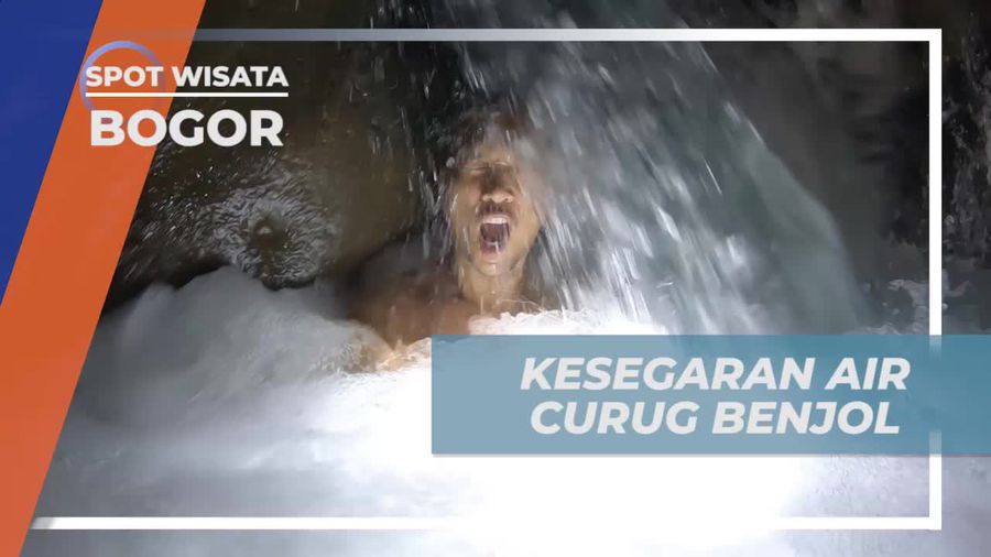 Berendam dan Menikmati Kesegaran Air Curug Benjol di Bogor