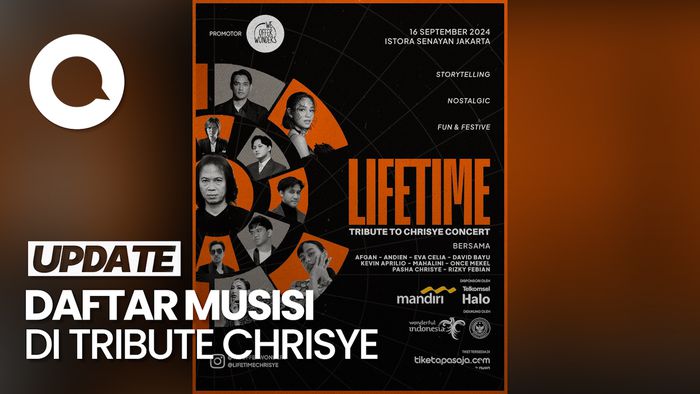 Digelar Hari Ini, Berikut Musisi yang Tampil di Lifetime: Tribute to Chrisye Concert