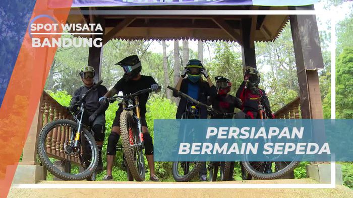Bersiap Menghadapi Tantangan Bersepeda Menuruni Bukit di Bandung