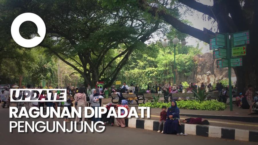 26 Ribu Pengunjung Padati Kebun Binatang Ragunan Hari Ini