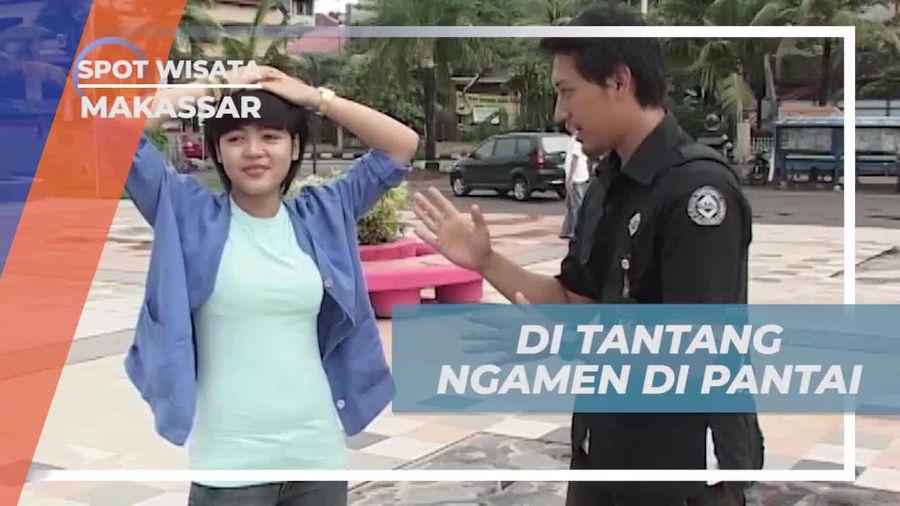 Menjalani Tantangan Ngamen di Pantai Losari, Makassar