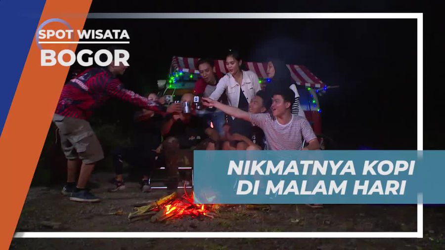 Menikmati Kopi Hangat dan Jagung Bakar di Camping Danau Quarry, Bogor