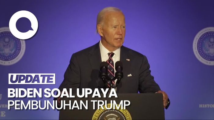 Soal Upaya Pembunuhan Trump, Biden: Tidak Ada Tempat untuk Kekerasan Politik