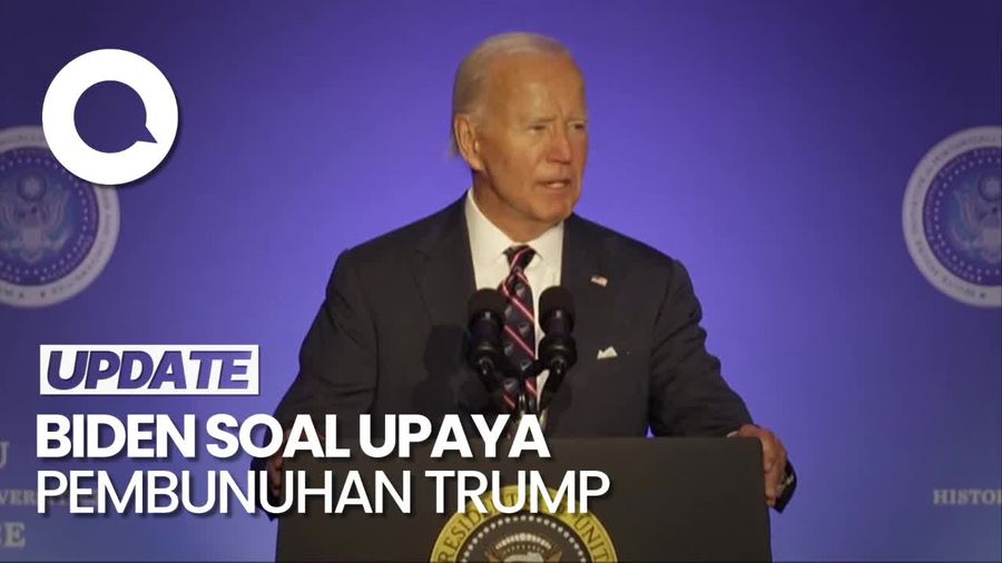 Soal Upaya Pembunuhan Trump, Biden: Tidak Ada Tempat untuk Kekerasan Politik