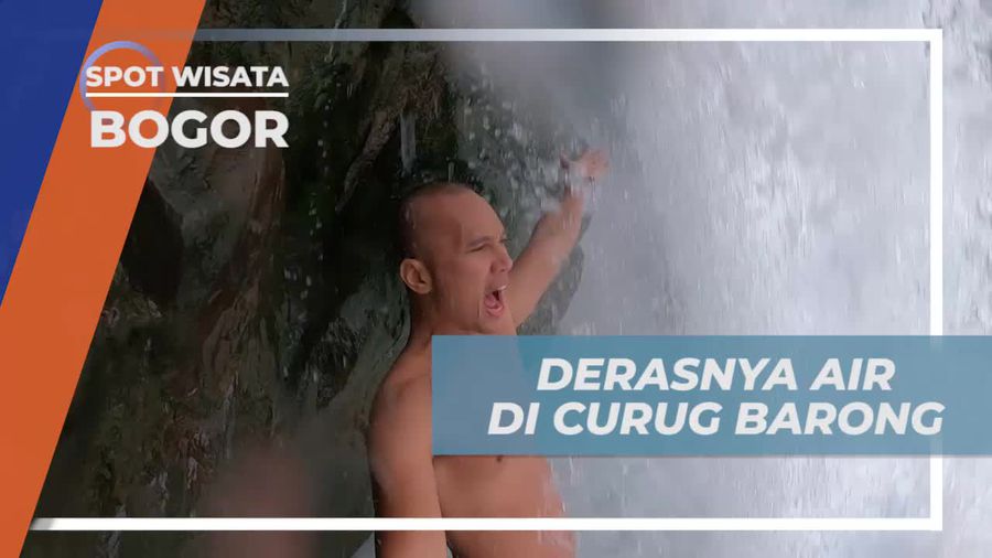 Menikmati Derasnya Aliran Air di Curug Barong, Bogor