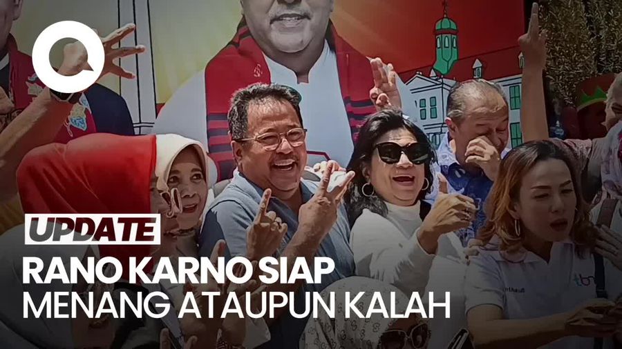Rano Siap Menang-Kalah di Pilkada Jakarta, Harap RK Lakukan Juga