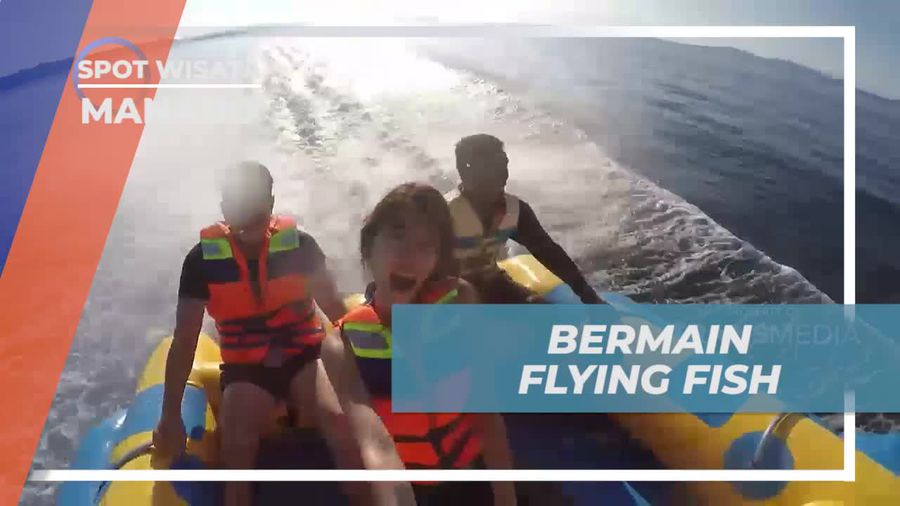 Mencoba Permainan Flying Fish di Ocean Park Manado