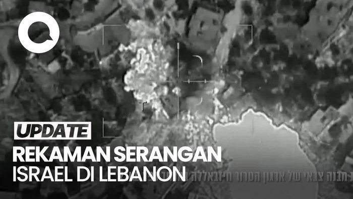 Israel Tunjukkan Rekaman Serangan Udara di Lebanon