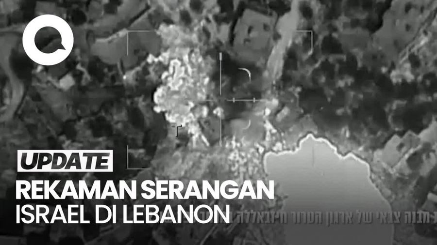 Israel Tunjukkan Rekaman Serangan Udara di Lebanon