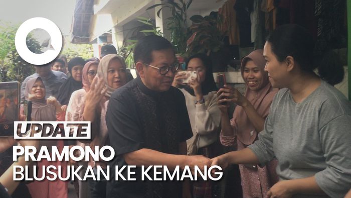 Momen Pramono Blusukan ke Kawasan Langganan Banjir di Kemang Jaksel