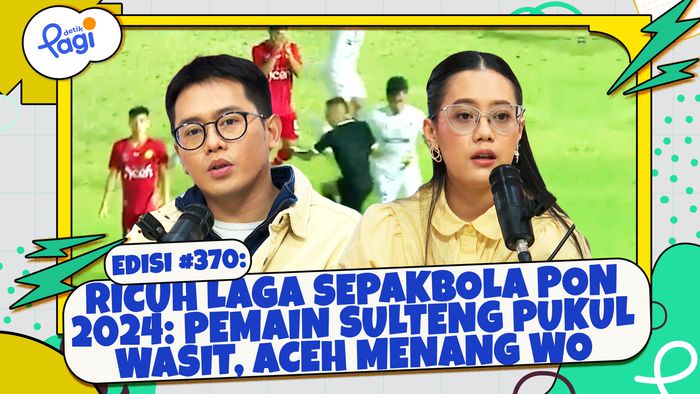 Ricuh Laga Sepakbola PON 2024: Pemain Sulteng Pukul Wasit, Aceh Menang WO