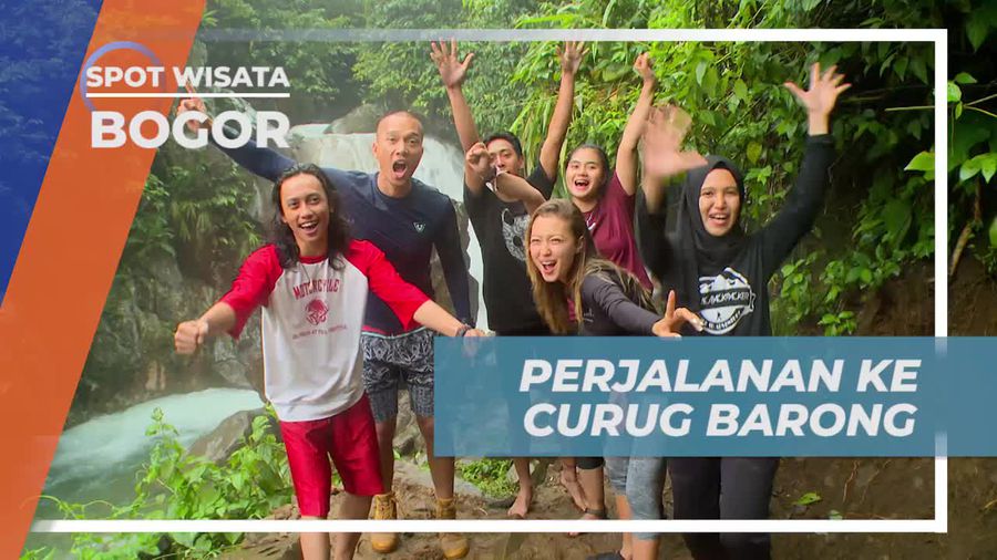 Menjelajahi Curug Barong di Bogor Saat Hujan