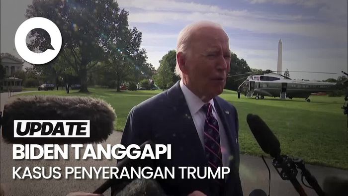 Biden Bersyukur Trump Kembali Selamat dari Upaya Pembunuhan
