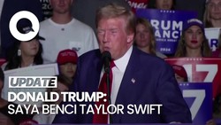 Donald Trump Ngaku Benci Taylor Swift