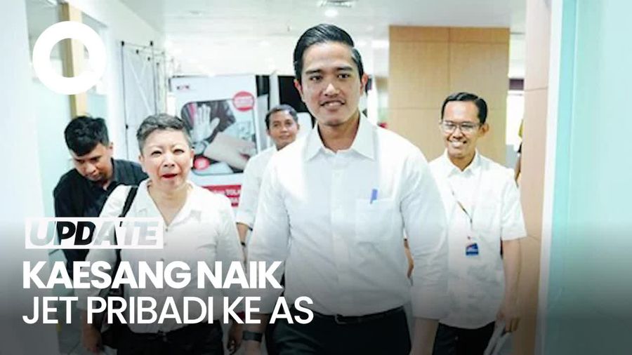Kaesang Akui Naik Jet Pribadi ke AS: Nebeng Teman Saya