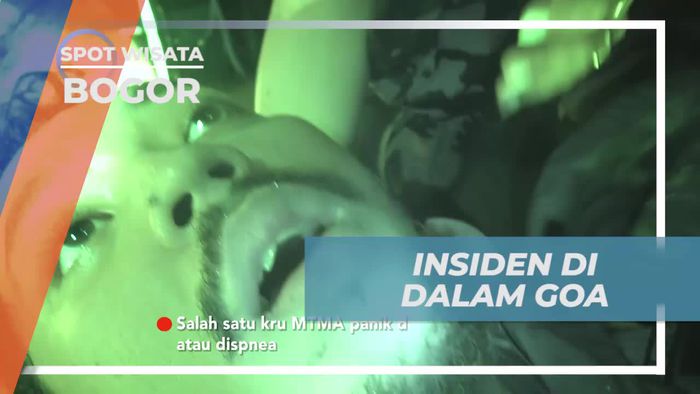Memberi Pertolongan di Dalam Goa yang Sipahang di Bogor