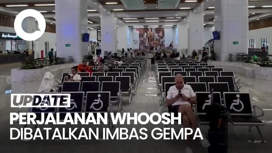 Perjalanan Kereta Cepat Whoosh Dibatalkan Imbas Gempa Kab Bandung