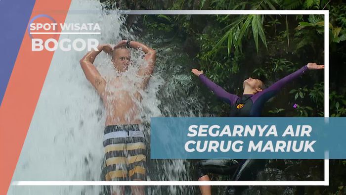 Bermain Air dan Menikmati Kesegaran Curug Mariuk di Bogor