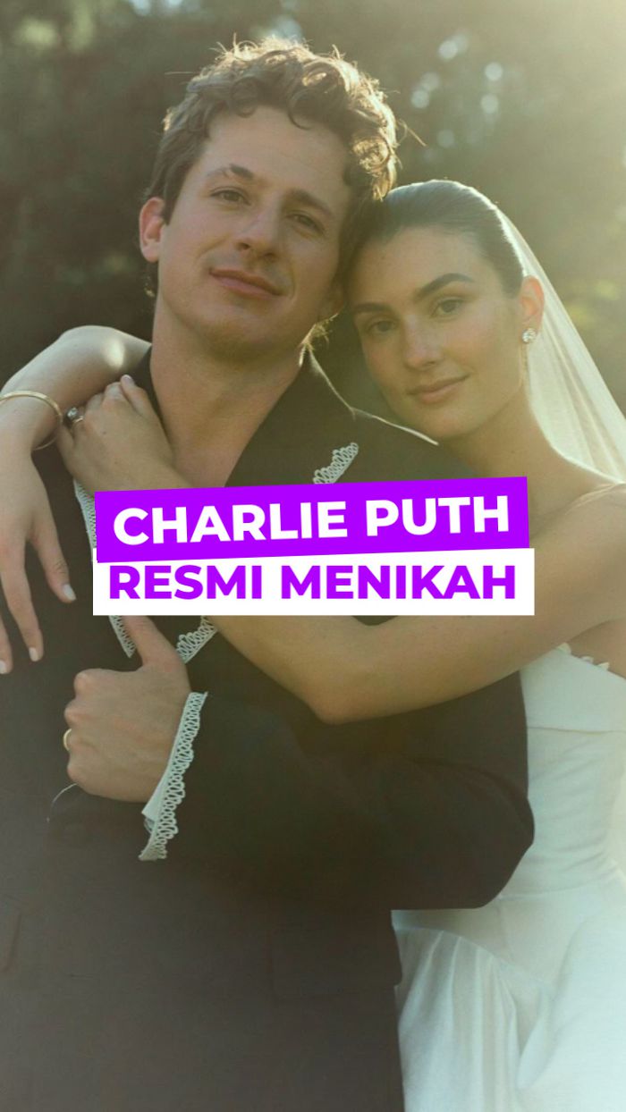 Potret Bahagia Pernikahan Charlie Puth dengan Brooke Sansone