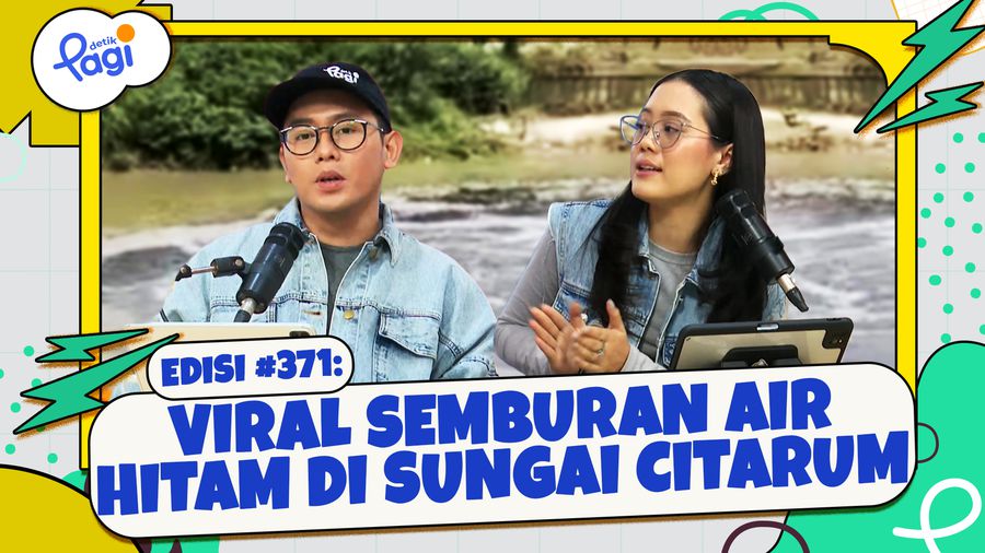 Viral Semburan Air Hitam di Sungai Citarum