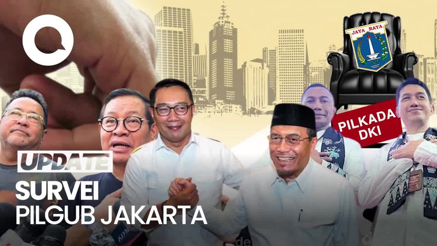 Survei LSI di Pilgub Jakarta: RIDO 51,8%, Pramono-Rano 28,4%, Dharma-Kun 3,2%