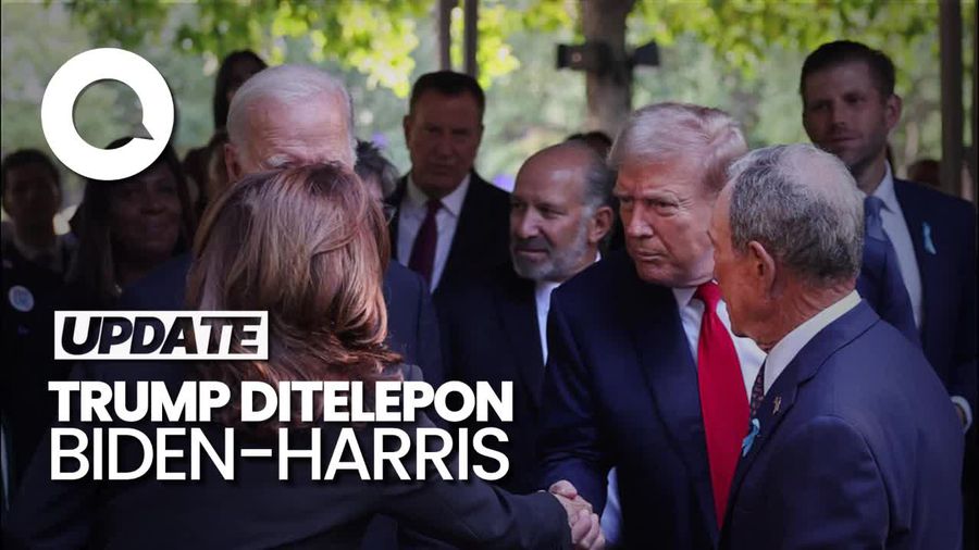 Trump Ngaku Ditelepon Biden-Harris Seusai Jadi Target Pembunuhan