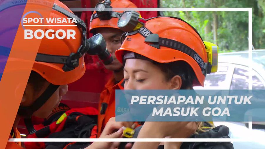 Koordinasi Evakuasi Korban Terjebak di Lokasi Goa Bogor