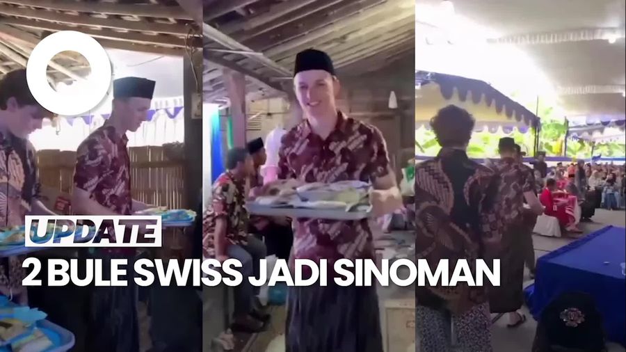 Heboh 2 Bule Swiss Jadi Sinoman Pernikahan di Klaten