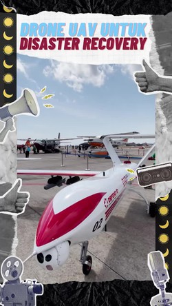 Fungsi Drone UAV DID 3.11 Buatan PT Len di Situasi Bencana