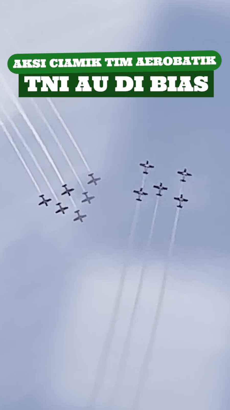 Kerennya Aksi Para Top Gun TNI AU di Langit Bali