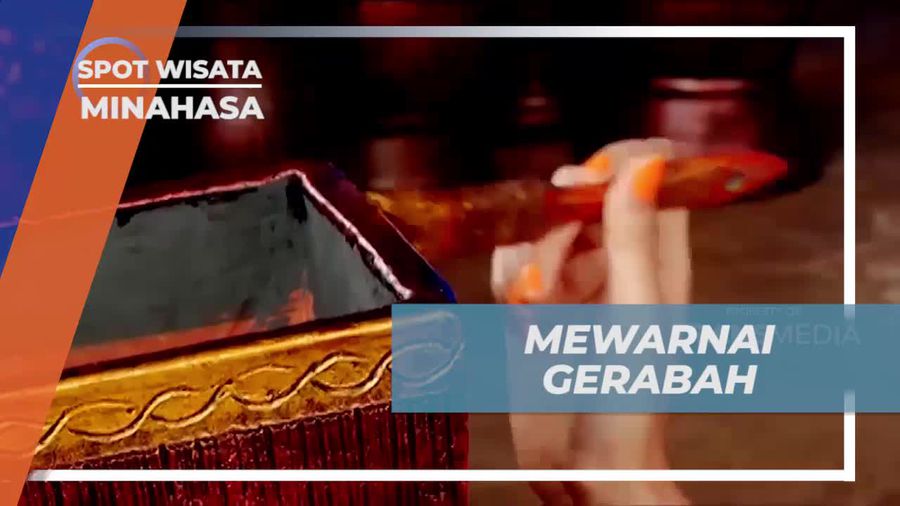 Mewarnai Gerabah Unik di Desa Pulutan, Minahasa