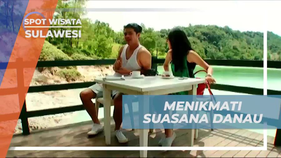 Bersantai Menikmati Suasana Indah Danau Linow, Sulawesi Utara