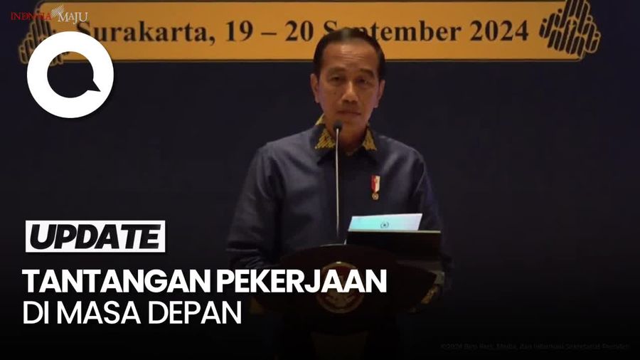 Jokowi Sebut 85 Juta Pekerjaan Terancam Hilang Imbas Otomasi