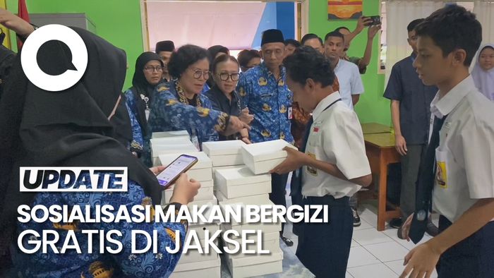 Suasana Sosialisasi Makan Bergizi Gratis di SMPN 161 Jaksel