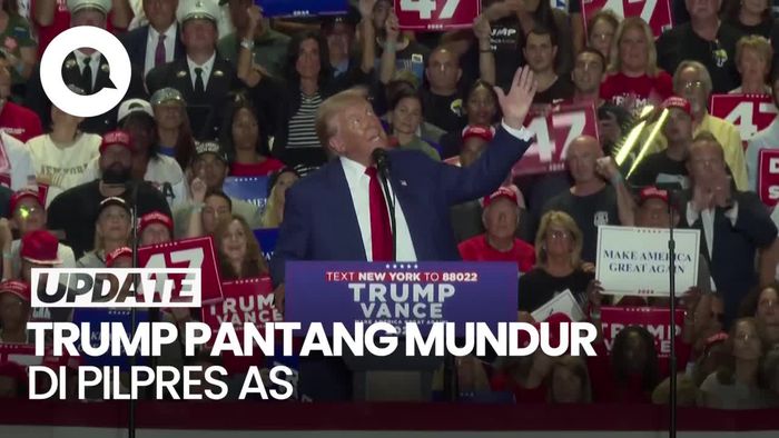 Semakin Bulat Tekad Trump di Pilpres Seusai Dua Kali Jadi Target Pembunuhan
